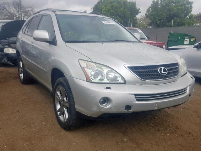 JTJGW31U372005186 - 2007 LEXUS RX 400H SILVER photo 1