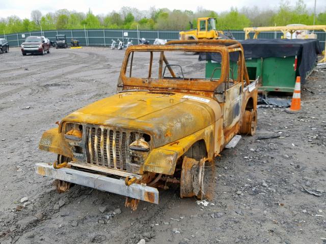 2BCCZ8127JB535586 - 1988 JEEP WRANGLER S BURN photo 2