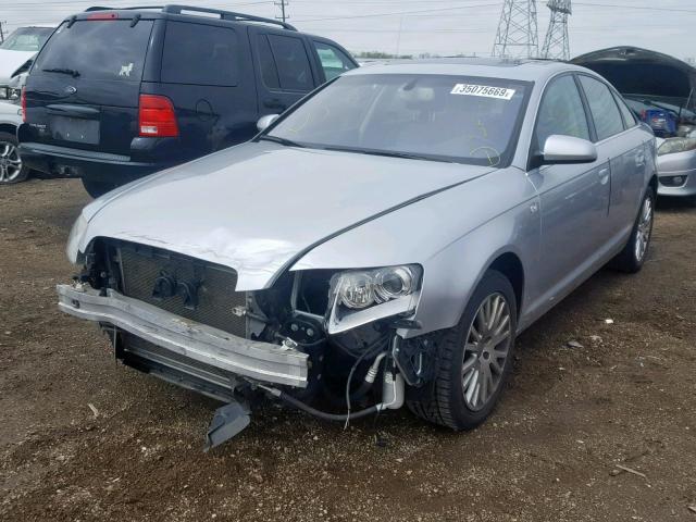 WAUDH74F16N107701 - 2006 AUDI A6 3.2 QUA SILVER photo 2