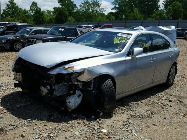 JTHBL46F985051982 - 2008 LEXUS LS 460 SILVER photo 2