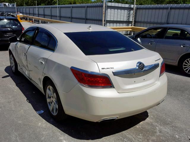 1G4GD5E32CF127445 - 2012 BUICK LACROSSE P WHITE photo 3