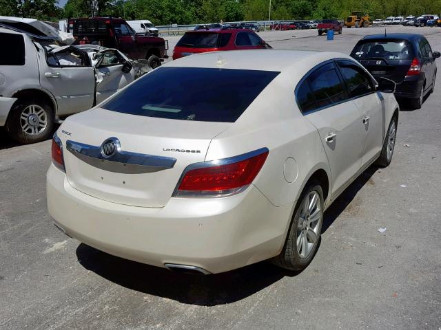 1G4GD5E32CF127445 - 2012 BUICK LACROSSE P WHITE photo 4