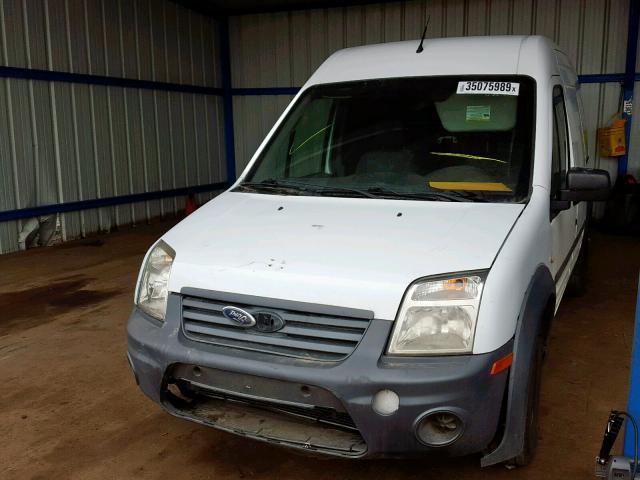 NM0LS7AN4AT000428 - 2010 FORD TRANSIT CO WHITE photo 2