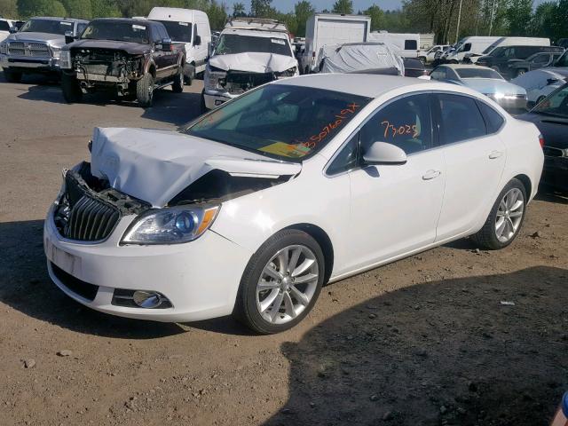 1G4PR5SK4G4148151 - 2016 BUICK VERANO CON WHITE photo 2