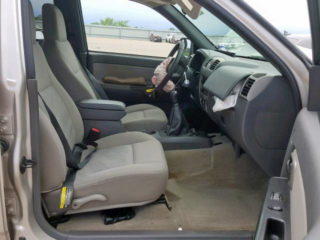 1GCCS138658215292 - 2005 CHEVROLET COLORADO TAN photo 5