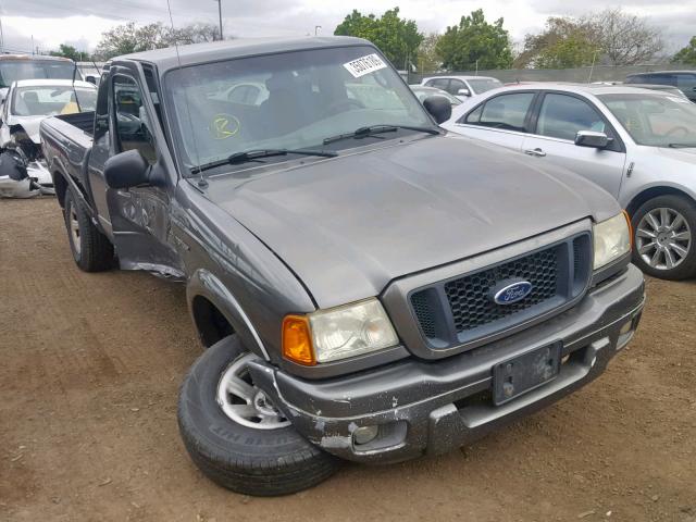 1FTYR14U15PA36631 - 2005 FORD RANGER GRAY photo 1