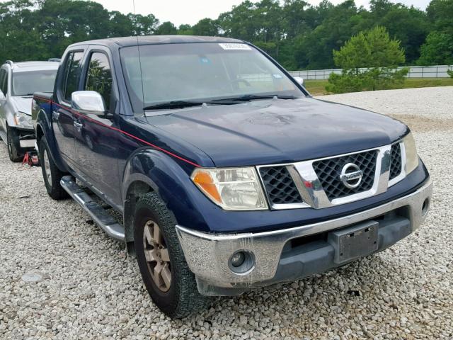 1N6AD07U67C416612 - 2007 NISSAN FRONTIER C BLUE photo 1