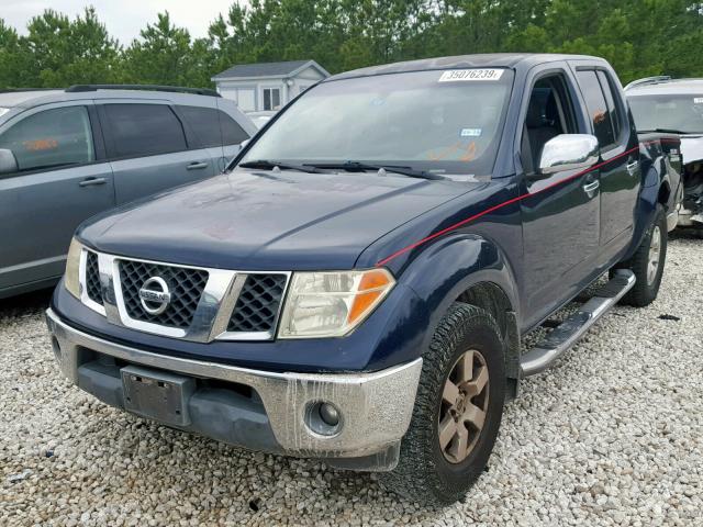 1N6AD07U67C416612 - 2007 NISSAN FRONTIER C BLUE photo 2