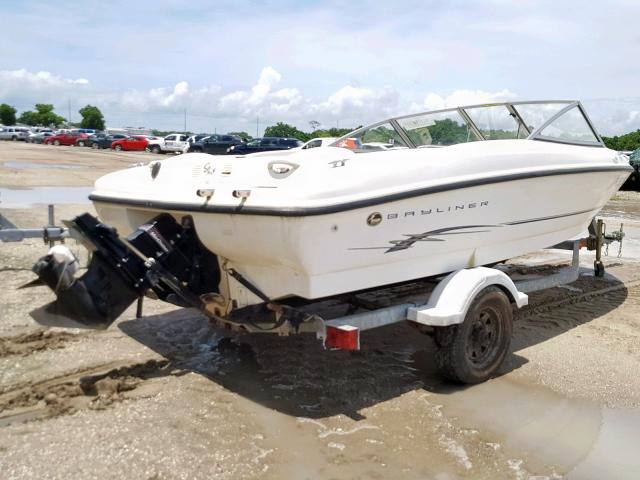 BBBG24CUF505 - 2005 BAYL BOAT/TRAIL WHITE photo 3