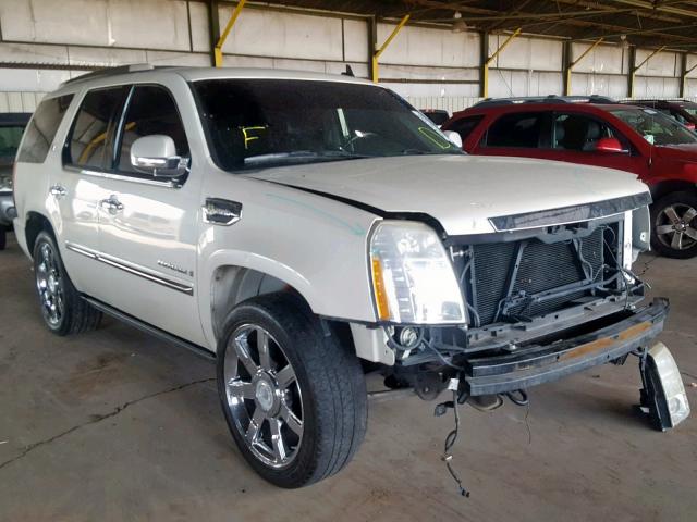 1GYFK43539R123992 - 2009 CADILLAC ESCALADE H WHITE photo 1