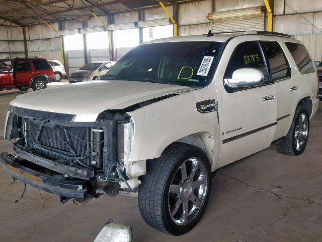 1GYFK43539R123992 - 2009 CADILLAC ESCALADE H WHITE photo 2