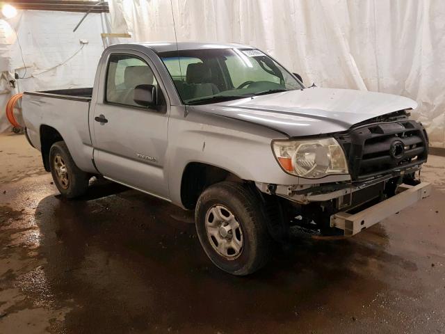 5TENX22NX6Z162961 - 2006 TOYOTA TACOMA SILVER photo 1