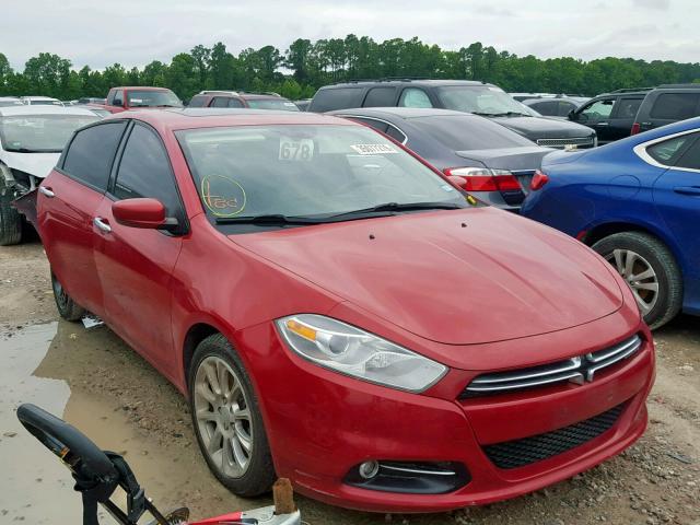 1C3CDFCB6ED670285 - 2014 DODGE DART LIMIT RED photo 1