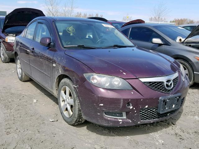 JM1BK32F771678173 - 2007 MAZDA 3 I PURPLE photo 1