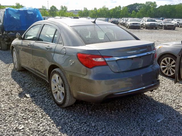 1C3CCBBB8DN505196 - 2013 CHRYSLER 200 TOURIN GRAY photo 3