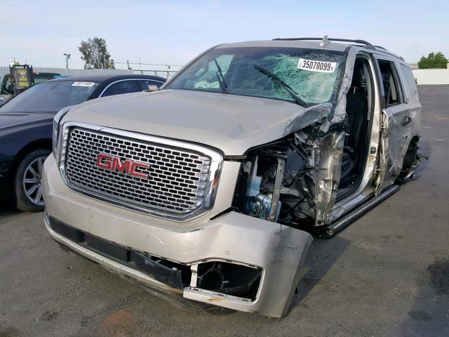 1GKS2CKJXHR139493 - 2017 GMC YUKON DENA BEIGE photo 2