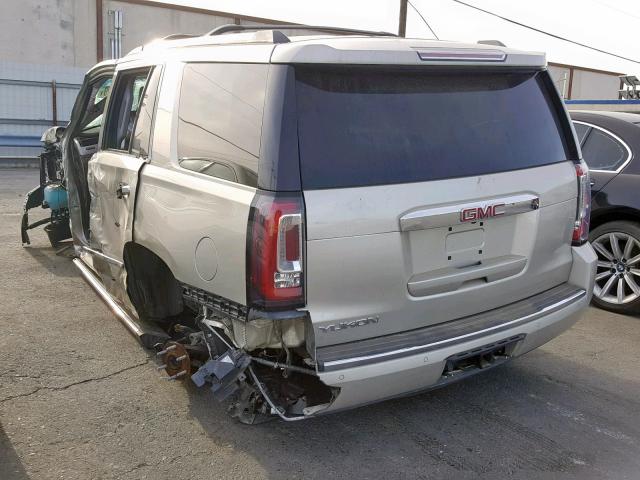 1GKS2CKJXHR139493 - 2017 GMC YUKON DENA BEIGE photo 3