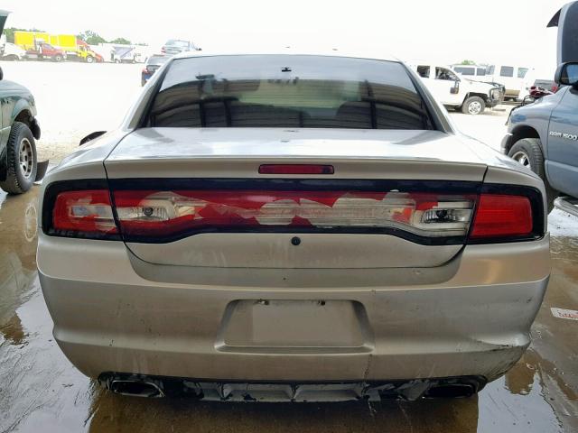 2C3CDXAT9CH241692 - 2012 DODGE CHARGER PO SILVER photo 9