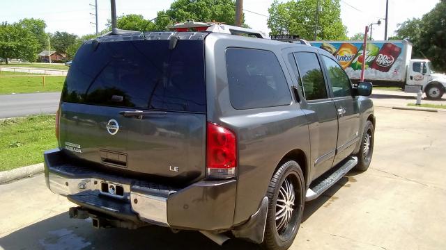 5N1AA08A54N700907 - 2004 NISSAN ARMADA SE GRAY photo 4