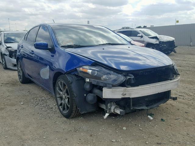 1C3CDFBH8DD150965 - 2013 DODGE DART SXT BLUE photo 1