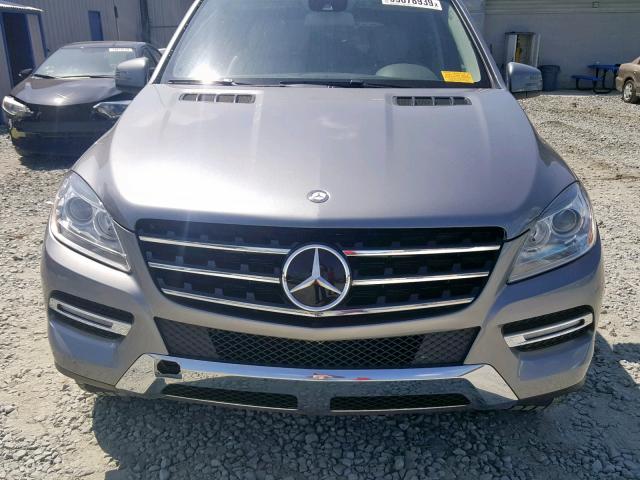 4JGDA5JB7FA598694 - 2015 MERCEDES-BENZ ML 350 GRAY photo 9