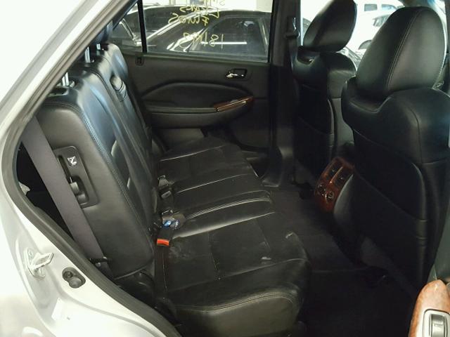 2HNYD18835H507267 - 2005 ACURA MDX TOURIN SILVER photo 6