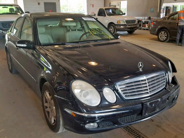 WDBUF65J63A119267 - 2003 MERCEDES-BENZ E 320 BLACK photo 1