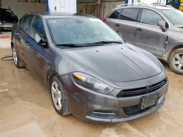 1C3CDFBB6FD315118 - 2015 DODGE DART SXT GRAY photo 1