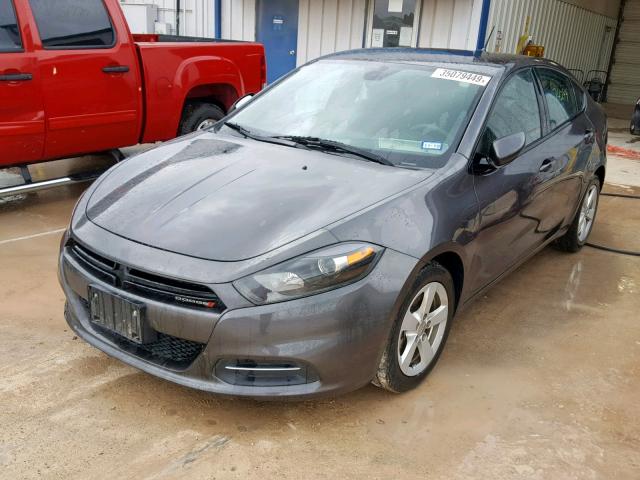 1C3CDFBB6FD315118 - 2015 DODGE DART SXT GRAY photo 2