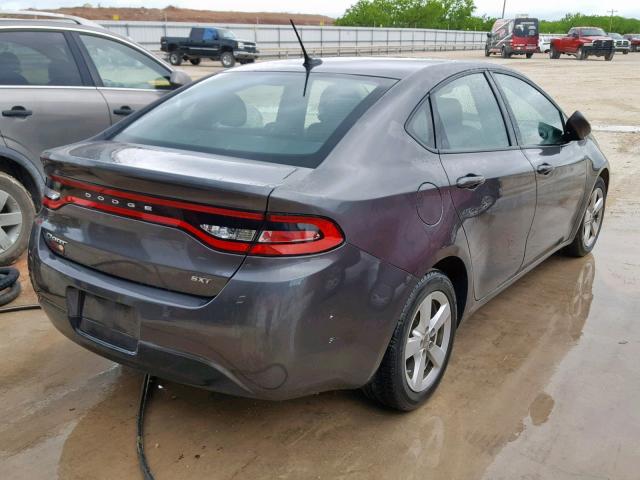 1C3CDFBB6FD315118 - 2015 DODGE DART SXT GRAY photo 4