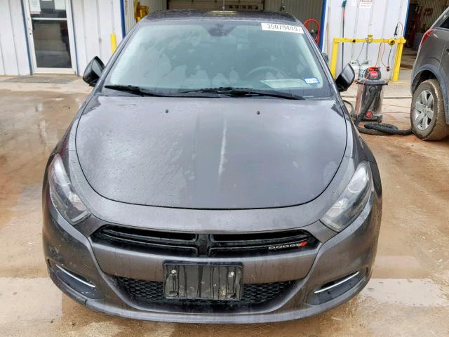 1C3CDFBB6FD315118 - 2015 DODGE DART SXT GRAY photo 9