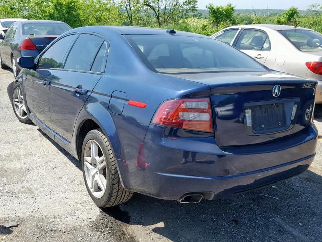 19UUA66228A036628 - 2008 ACURA TL BLUE photo 3