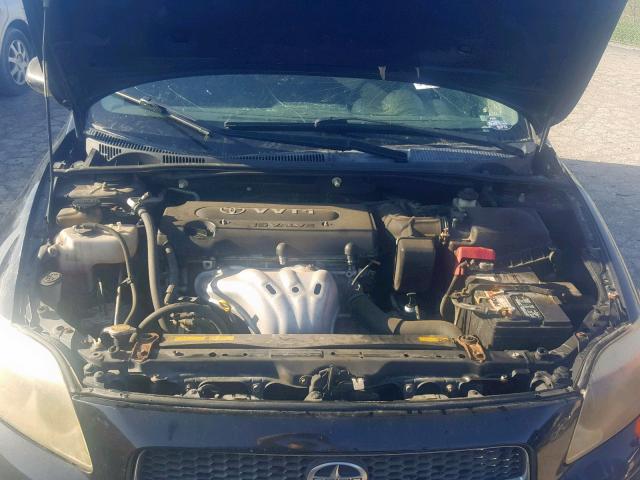 JTKDE177070171703 - 2007 TOYOTA SCION TC BLACK photo 7