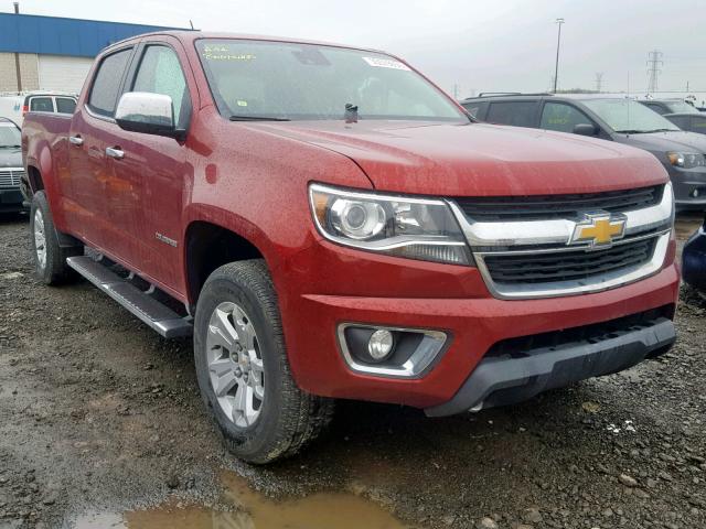 1GCGTCEN2H1260322 - 2017 CHEVROLET COLORADO L RED photo 1