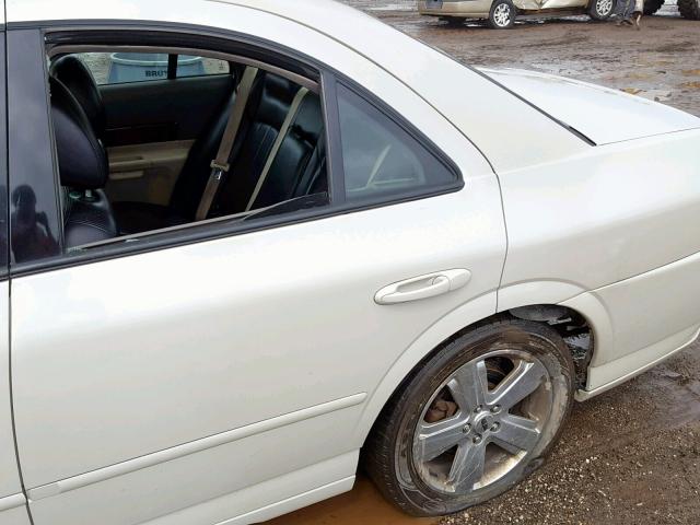 1LNFM87A66Y614584 - 2006 LINCOLN LS WHITE photo 9