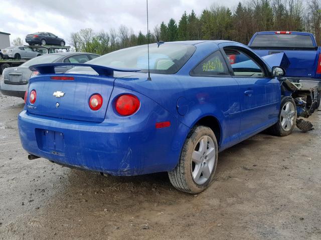 1G1AL18F187165321 - 2008 CHEVROLET COBALT LT BLUE photo 4