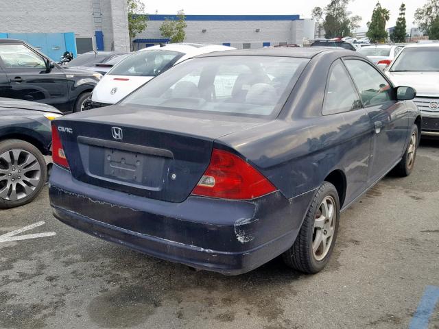 1HGEM21263L040805 - 2003 HONDA CIVIC DX BLACK photo 4