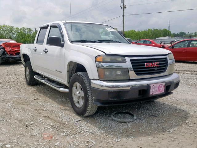 1GTDT136158198823 - 2005 GMC CANYON WHITE photo 1