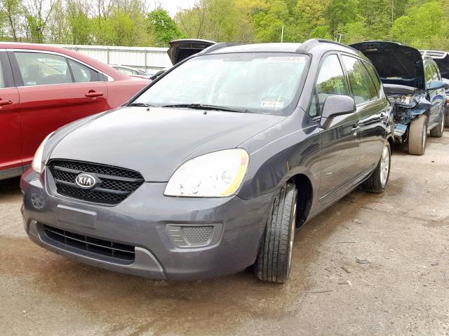 KNAFG526277078489 - 2007 KIA RONDO LX GRAY photo 2