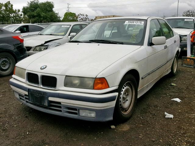 WBACB4318PFL08234 - 1993 BMW 325 I AUTO WHITE photo 2