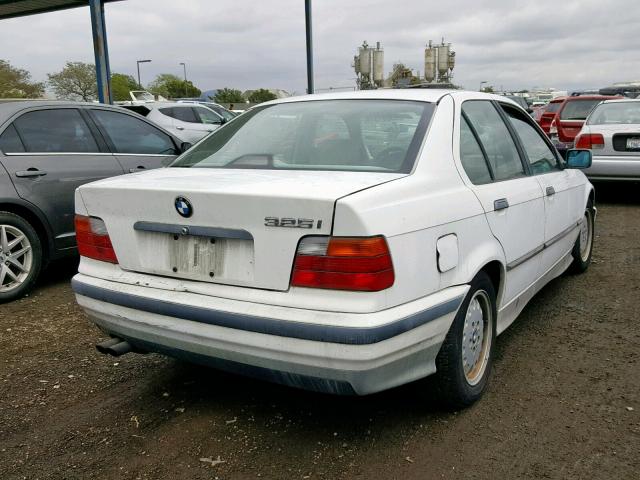 WBACB4318PFL08234 - 1993 BMW 325 I AUTO WHITE photo 4