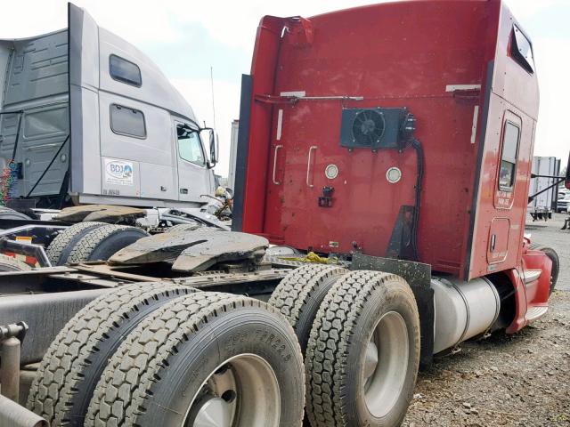 1XKAD49XXBJ289227 - 2011 KENWORTH CONSTRUCTI RED photo 4