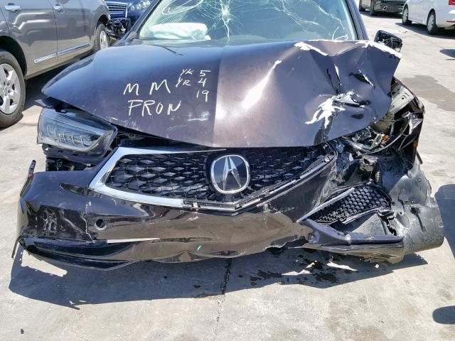 19UUB3F52JA001499 - 2018 ACURA TLX TECH BROWN photo 9