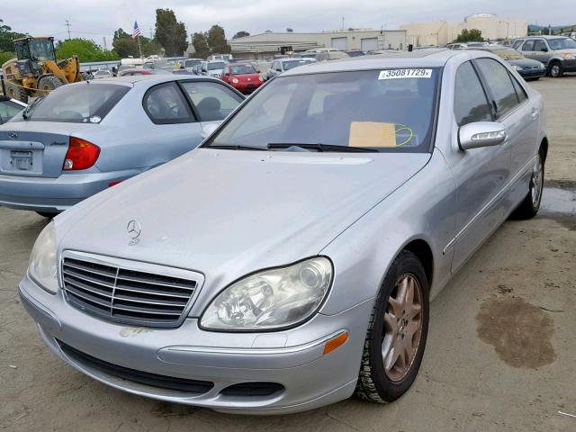 WDBNG70J53A369985 - 2003 MERCEDES-BENZ S 430 SILVER photo 2