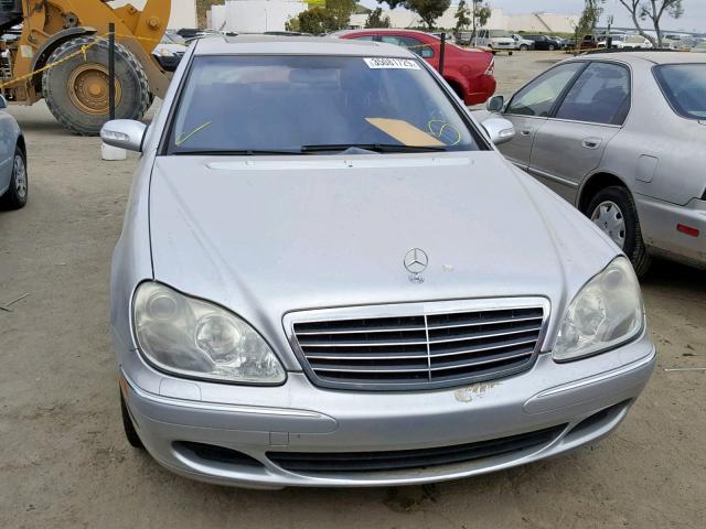 WDBNG70J53A369985 - 2003 MERCEDES-BENZ S 430 SILVER photo 9