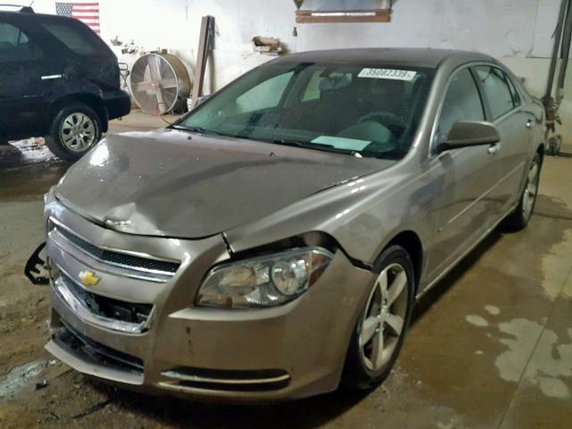1G1ZC5E09CF323025 - 2012 CHEVROLET MALIBU 1LT TAN photo 2