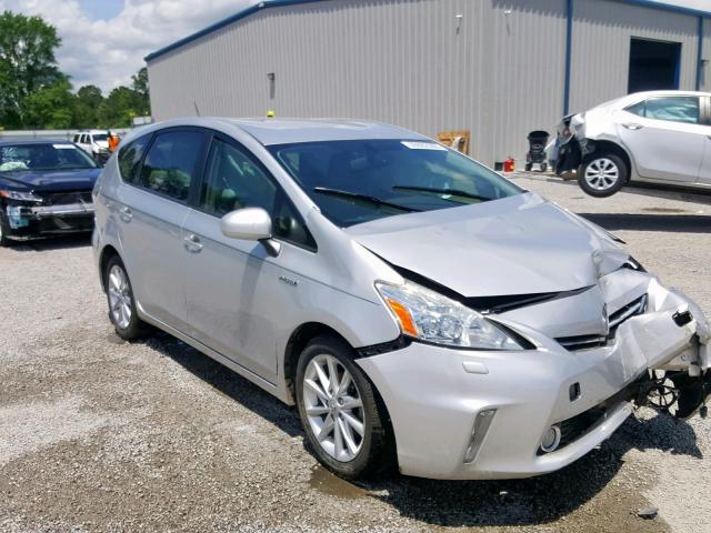 JTDZN3EU5D3240882 - 2013 TOYOTA PRIUS V SILVER photo 1