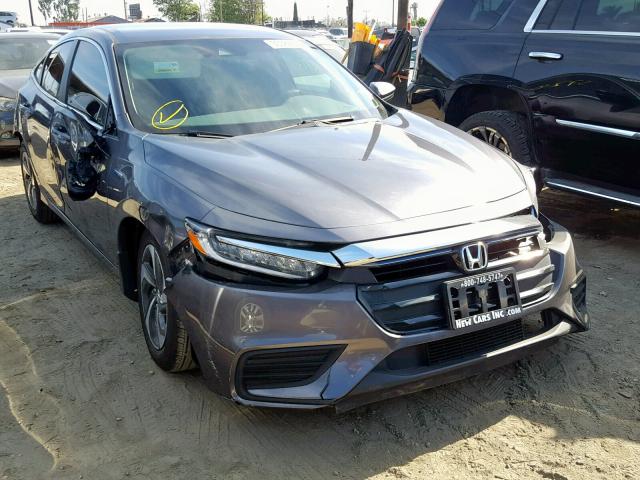 19XZE4F17KE013788 - 2019 HONDA INSIGHT LX GRAY photo 1