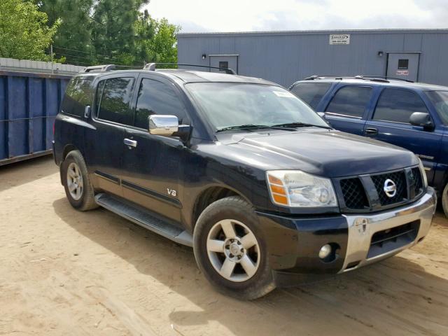 5N1BA08A77N707107 - 2007 NISSAN ARMADA SE BLACK photo 1