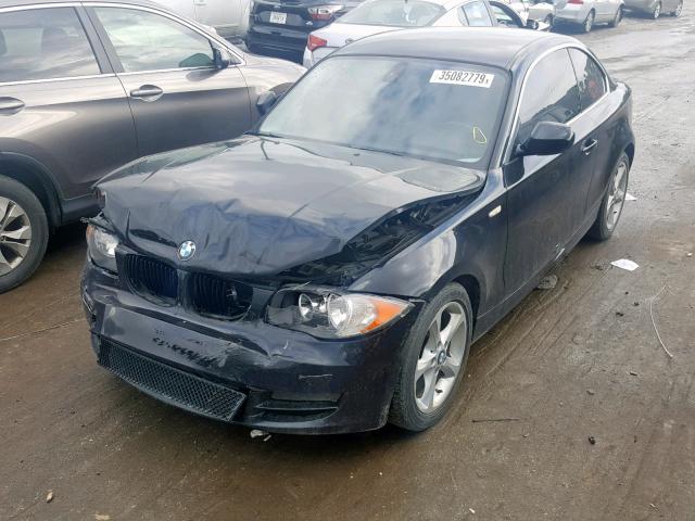 WBAUP9C53AVF49527 - 2010 BMW 128 I BLACK photo 2